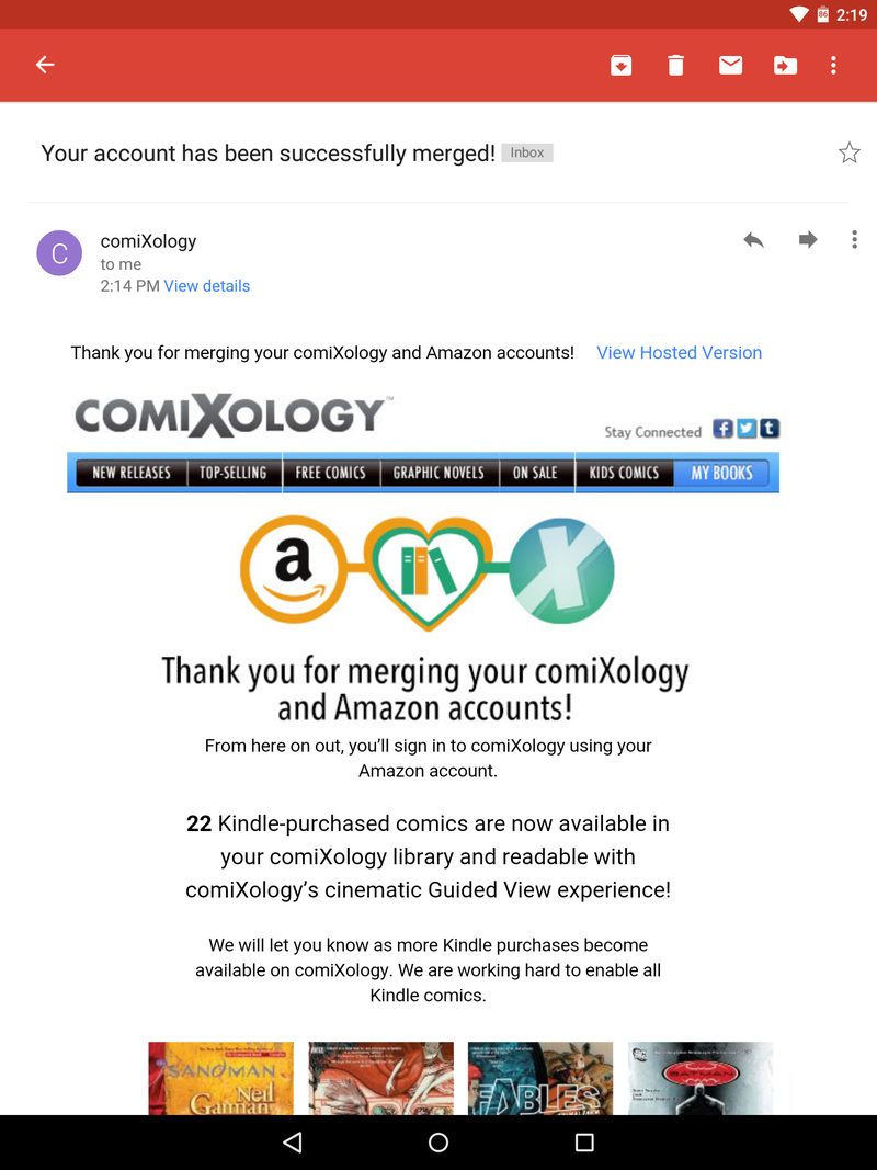 Illustration for article titled Comixology Can Now Be Used To Read Kindle Purchased Digital Comics!